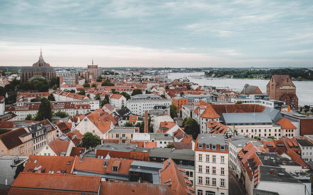 View from St. Peter's Church in Rostock