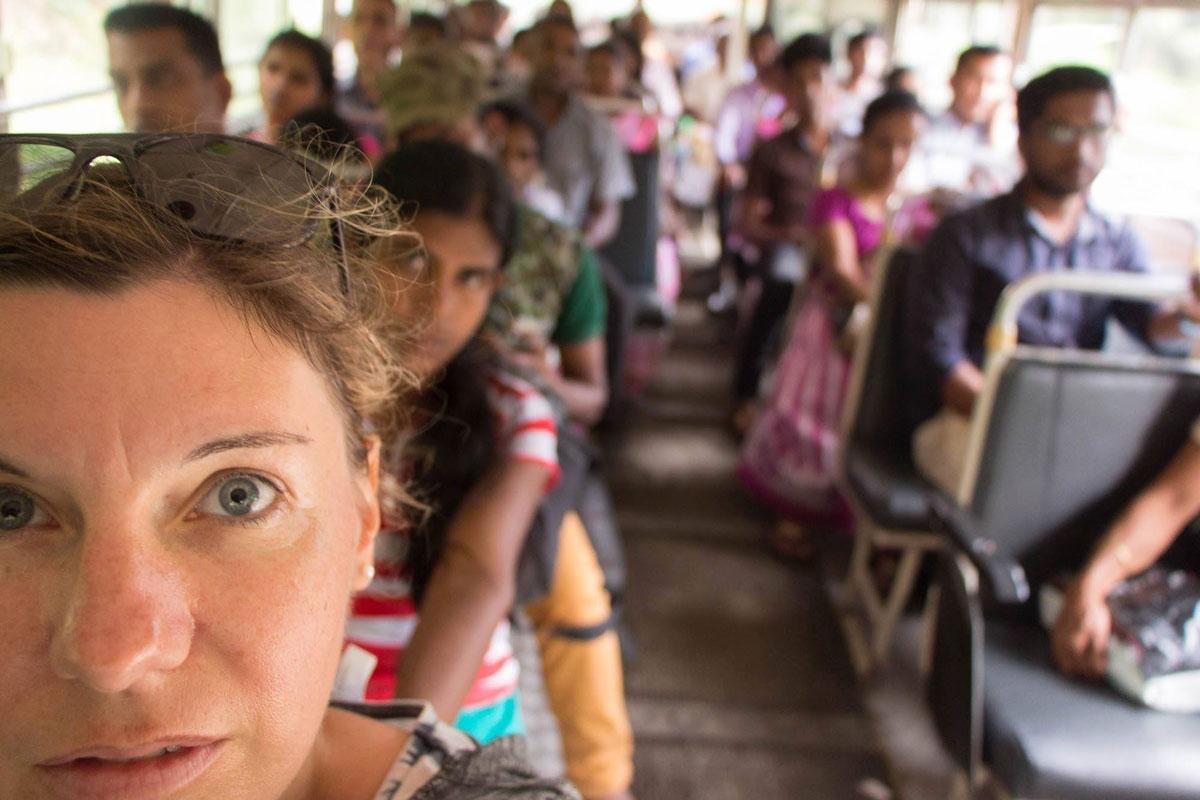 Bus Traveling in Sri Lanka