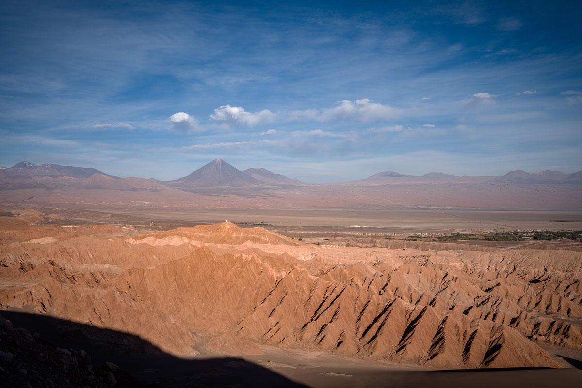 Atacama-woestijn Valle de Marte Licancabur