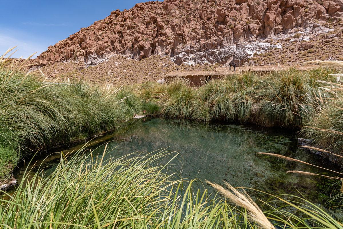 Heisse Bronnen Puritama, Atacama Woestijn in Chili