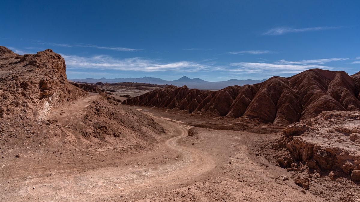 Uitzichten Valle de la Luna Atacama-woestijn