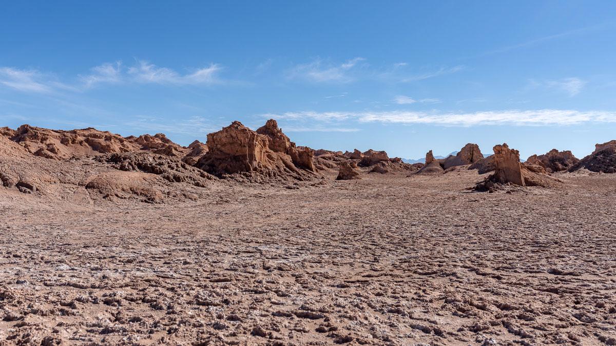 Maanlandschappen Atacama-woestijn Chili