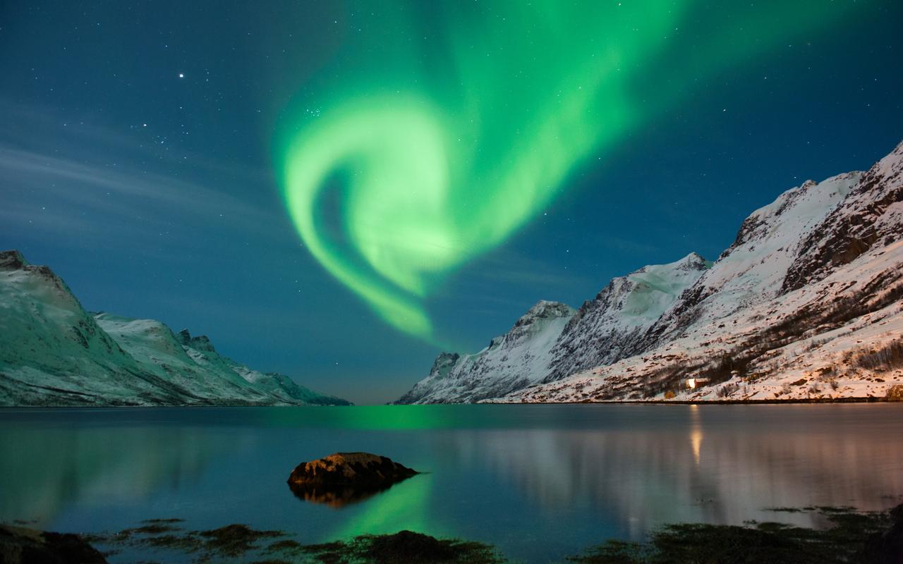 Vacation in February Norway Northern Lights