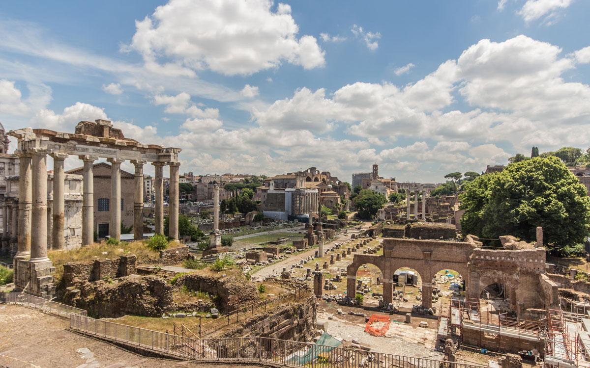 View from Capitol Hill over the Roman Forum