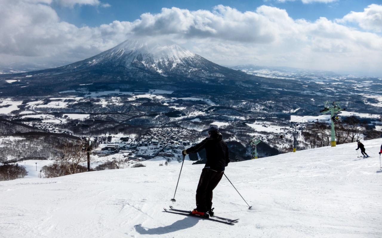 Winter vacation in February in Hokkaido, Japan