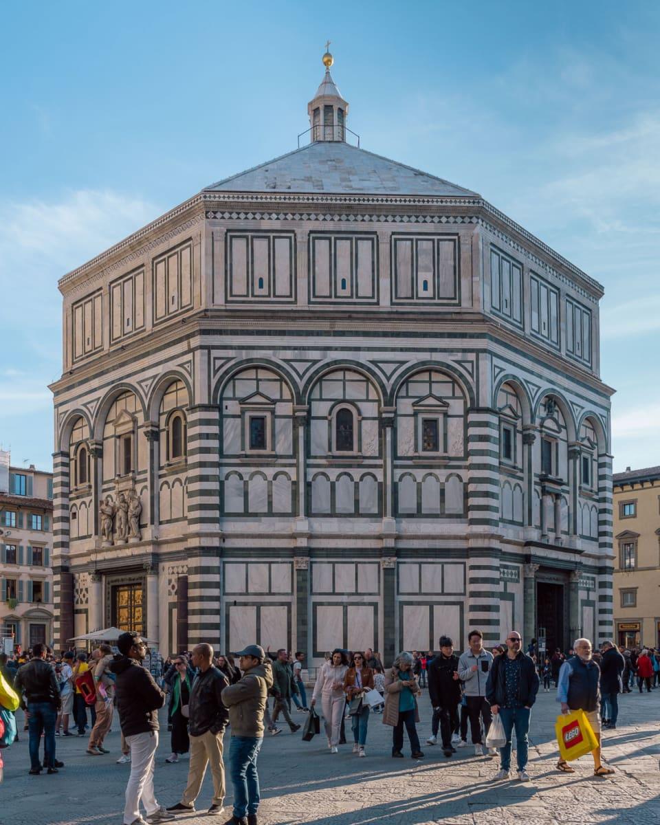 The Baptistery San Giovanni (Baptistry) in Florence