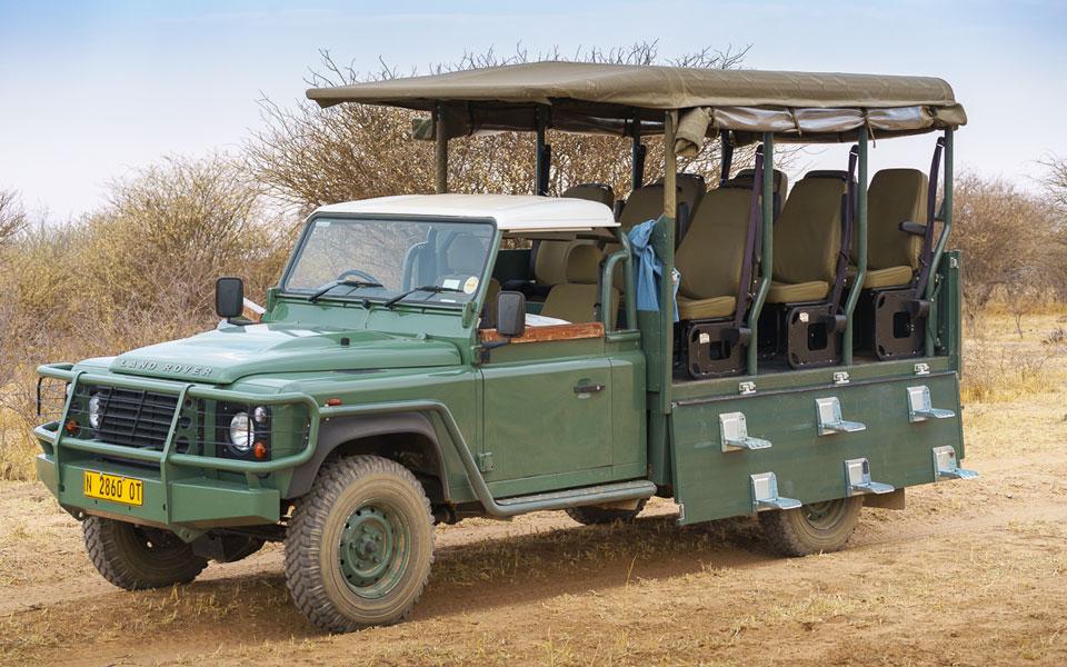 Notre véhicule lors du Rhino Drive : Toyota Landcruiser