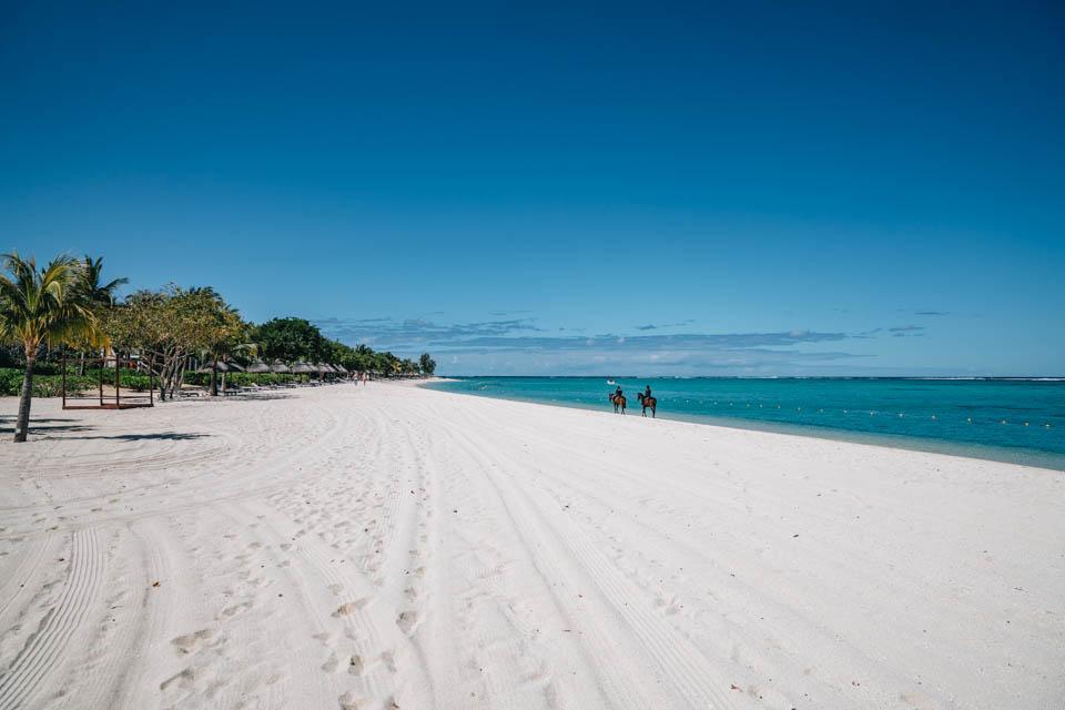 Beach of the St. Regis Mauritius Hotel