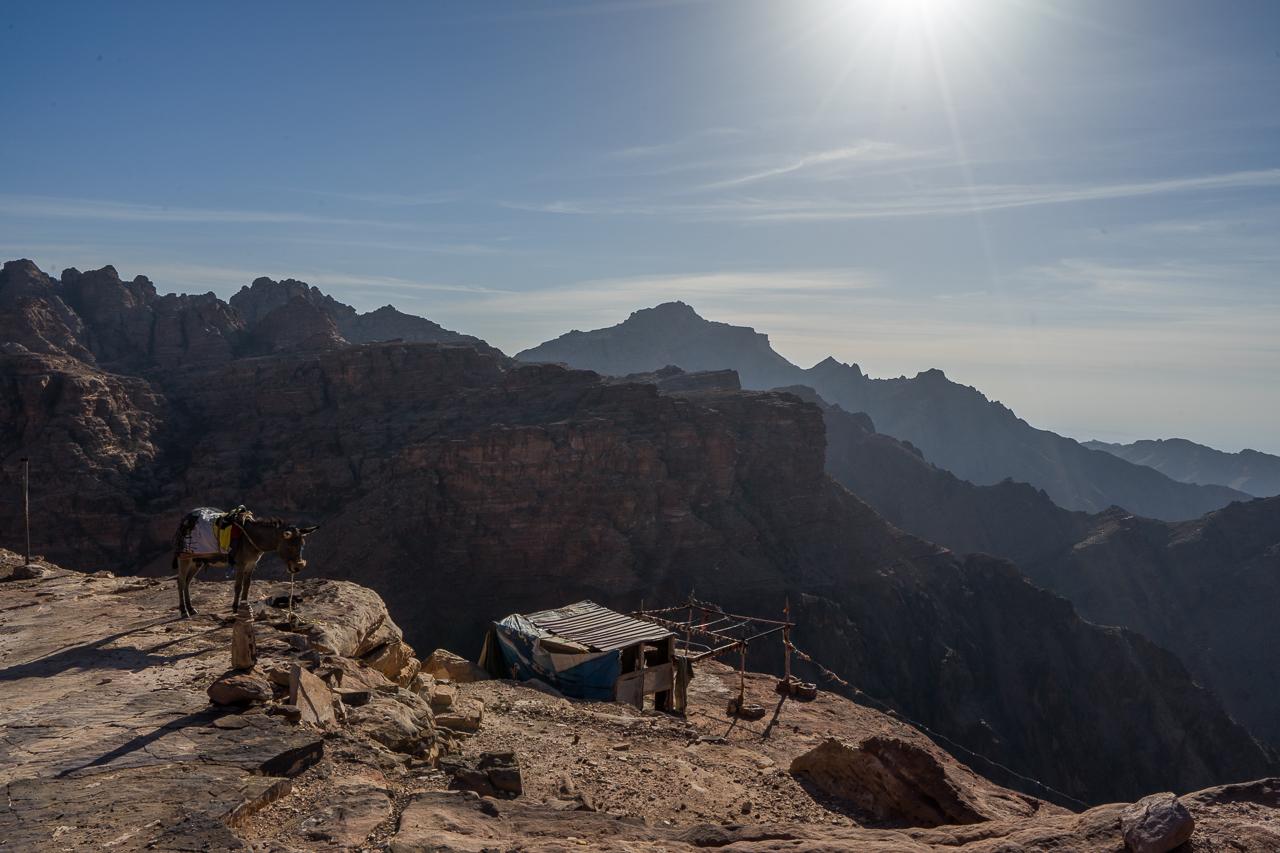 Rock City Petra View from the Donkey