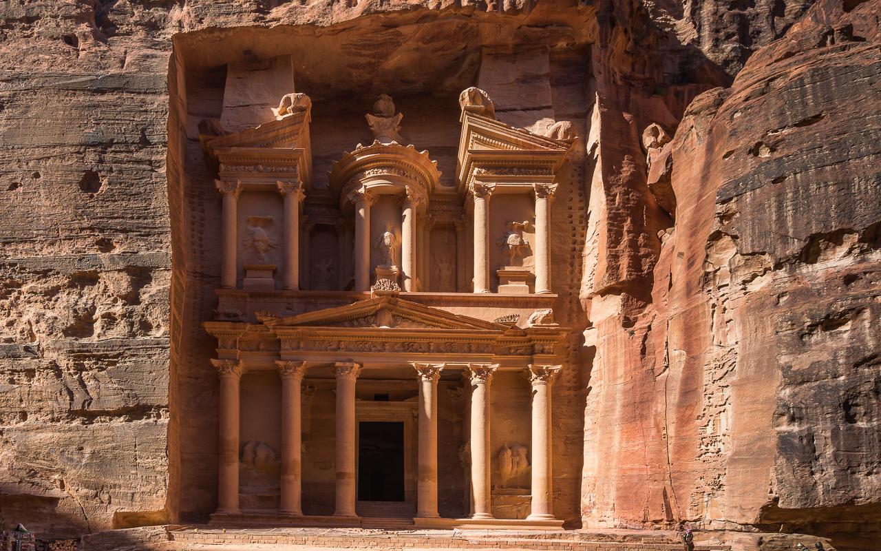 Rock City Petra Jordan Treasury Khazneh al-Firaun