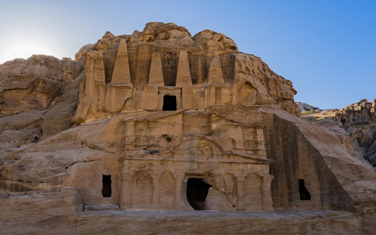 Rock City Petra Jordan Tips Obelisk Tomb