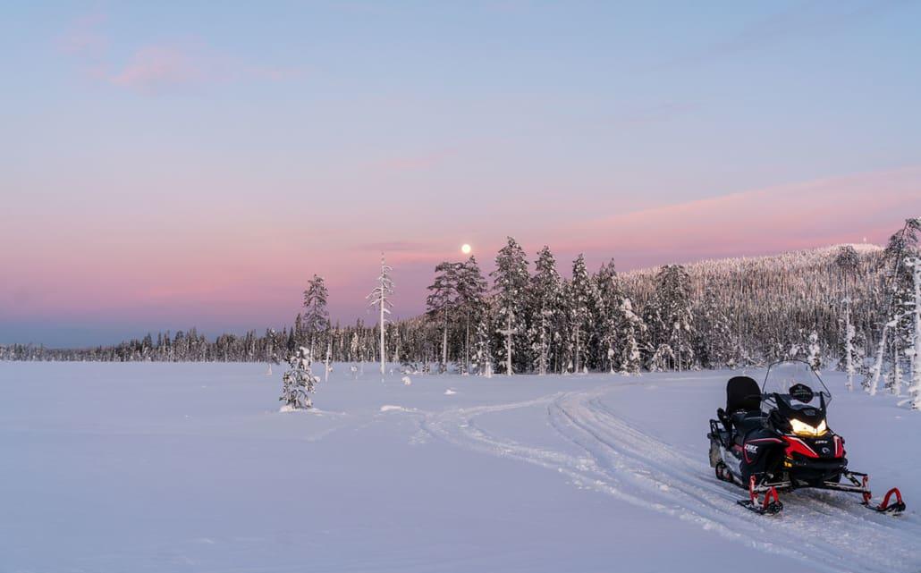 Iso Syöte Finland in de winter