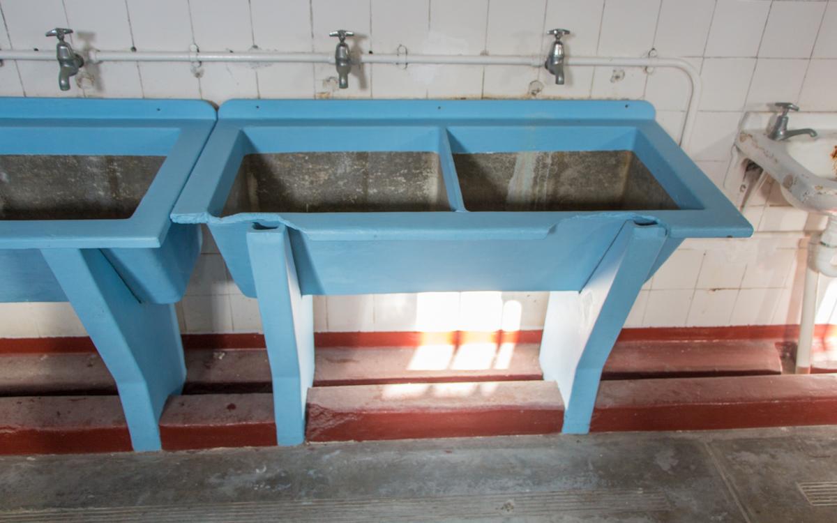 Robben Island : Lavabo pour les détenus