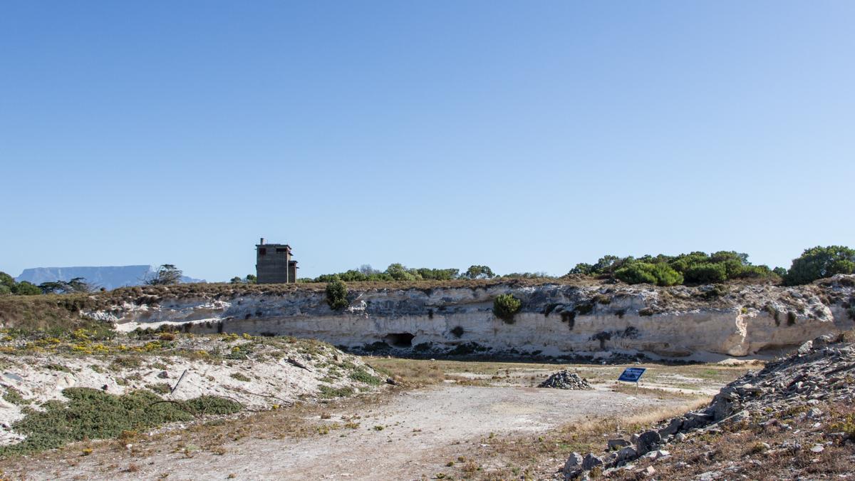 Visite de Robben Island : Carrière de calcaire de Robben Island