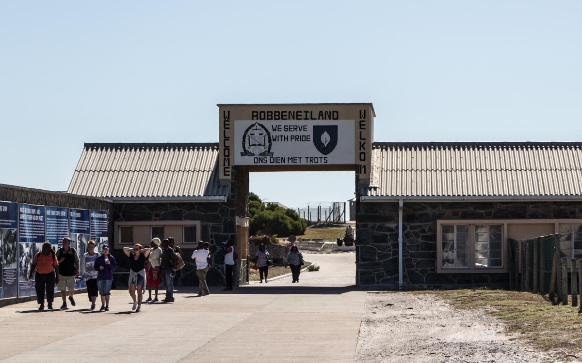 Visite de Robben Island : L'entrée de la prison