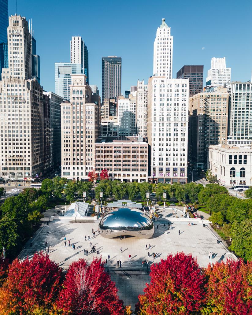 Chicago en automne, la meilleure période pour la Windy City
