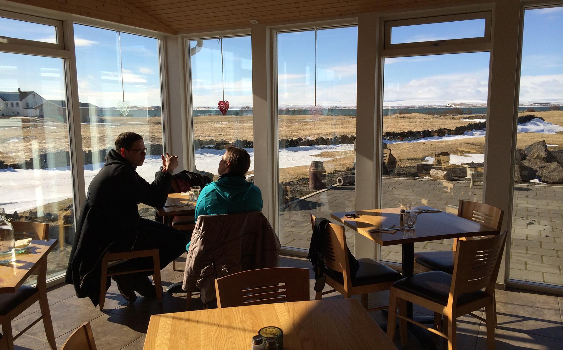 Café Vogafjos in North Iceland