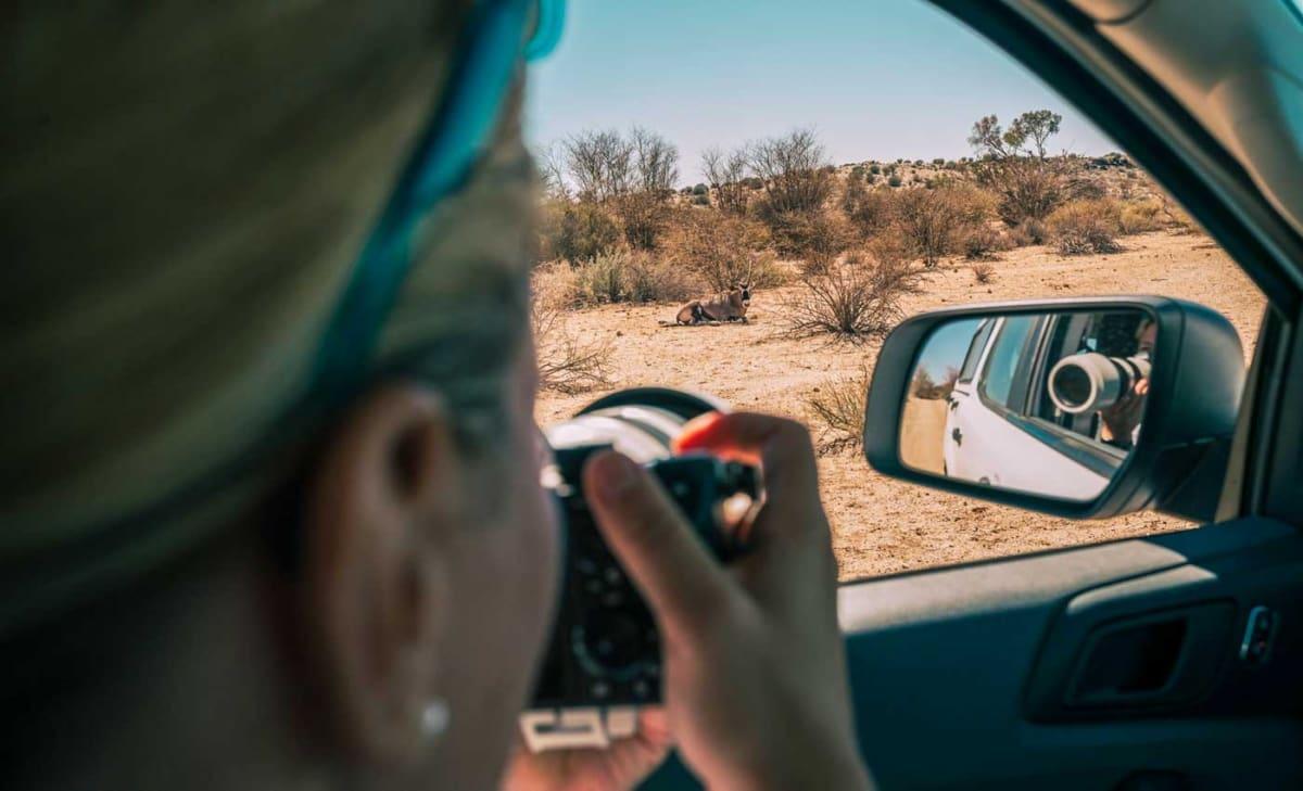 Game Drive op eigen initiatief in het Augrabies Falls National Park in het Northern Cape