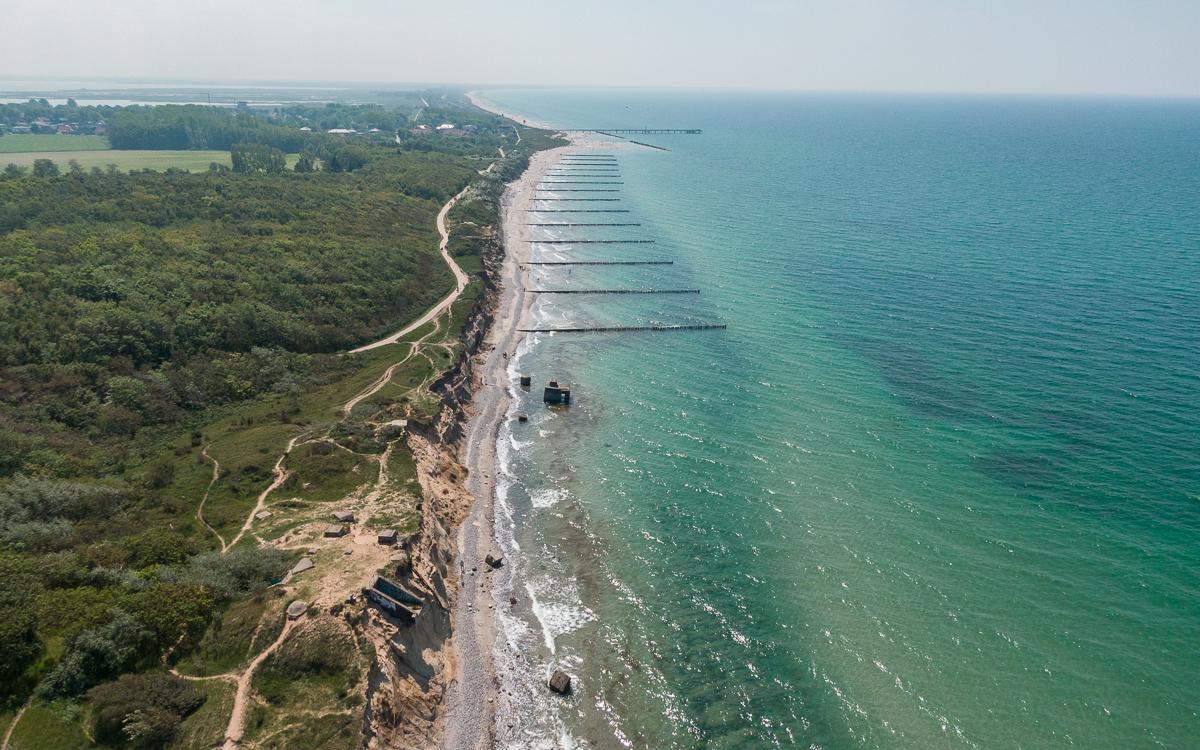 Impressive cliffs of Fischland-Darß-Zingst