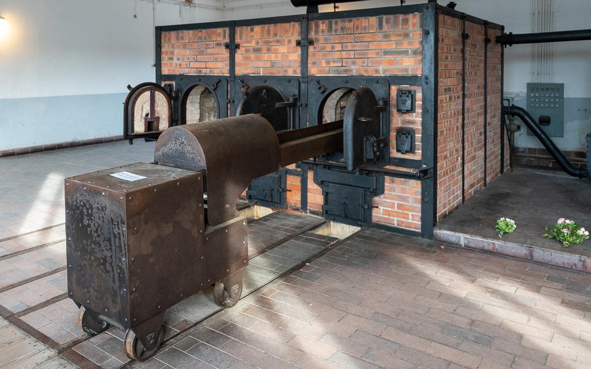 In the Buchenwald concentration camp, there were cremation ovens, but no gas chambers.