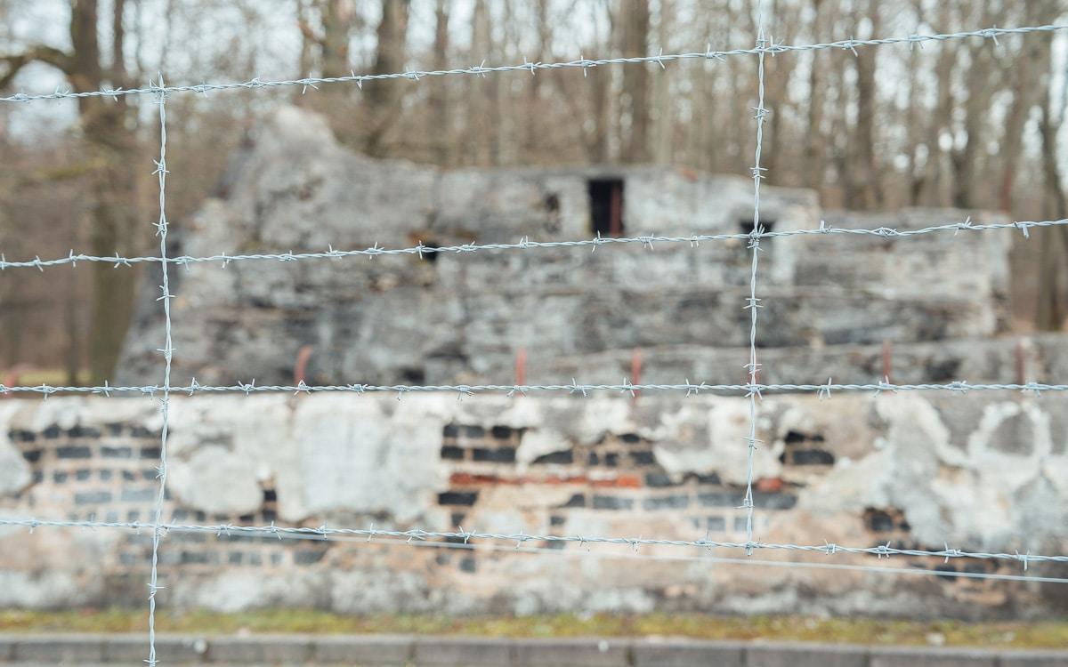 Remains of the bear enclosure in Buchenwald