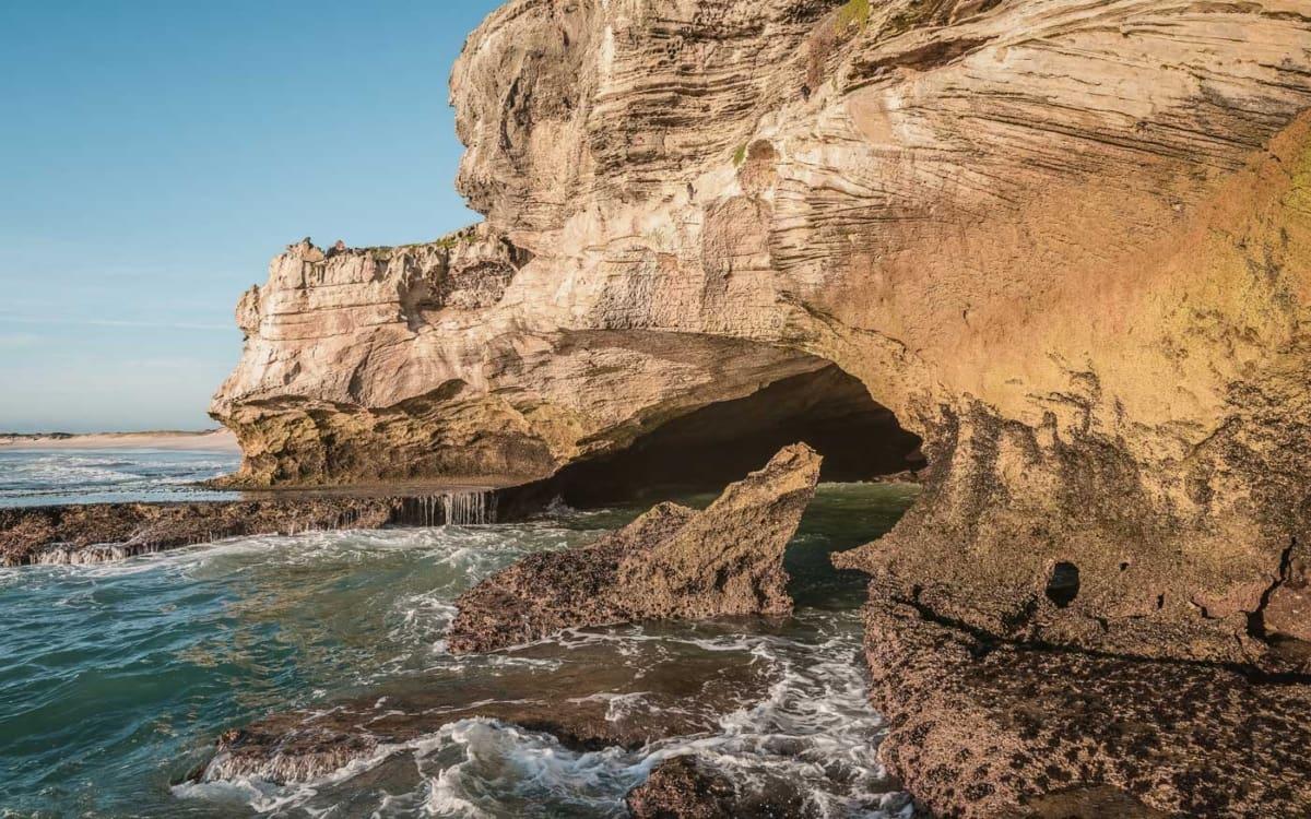 Waenhuiskrans Caves from the outside near Arniston in the Western Cape