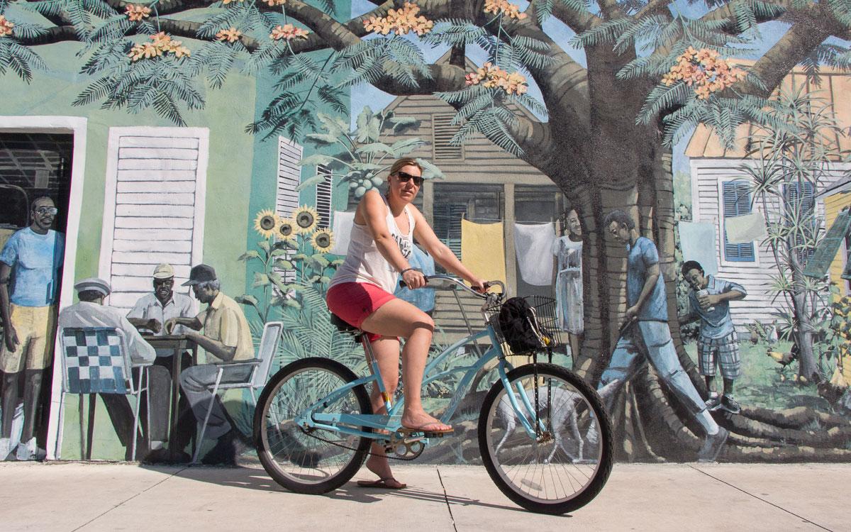 Zien van bezienswaardigheden in Key West met de fiets