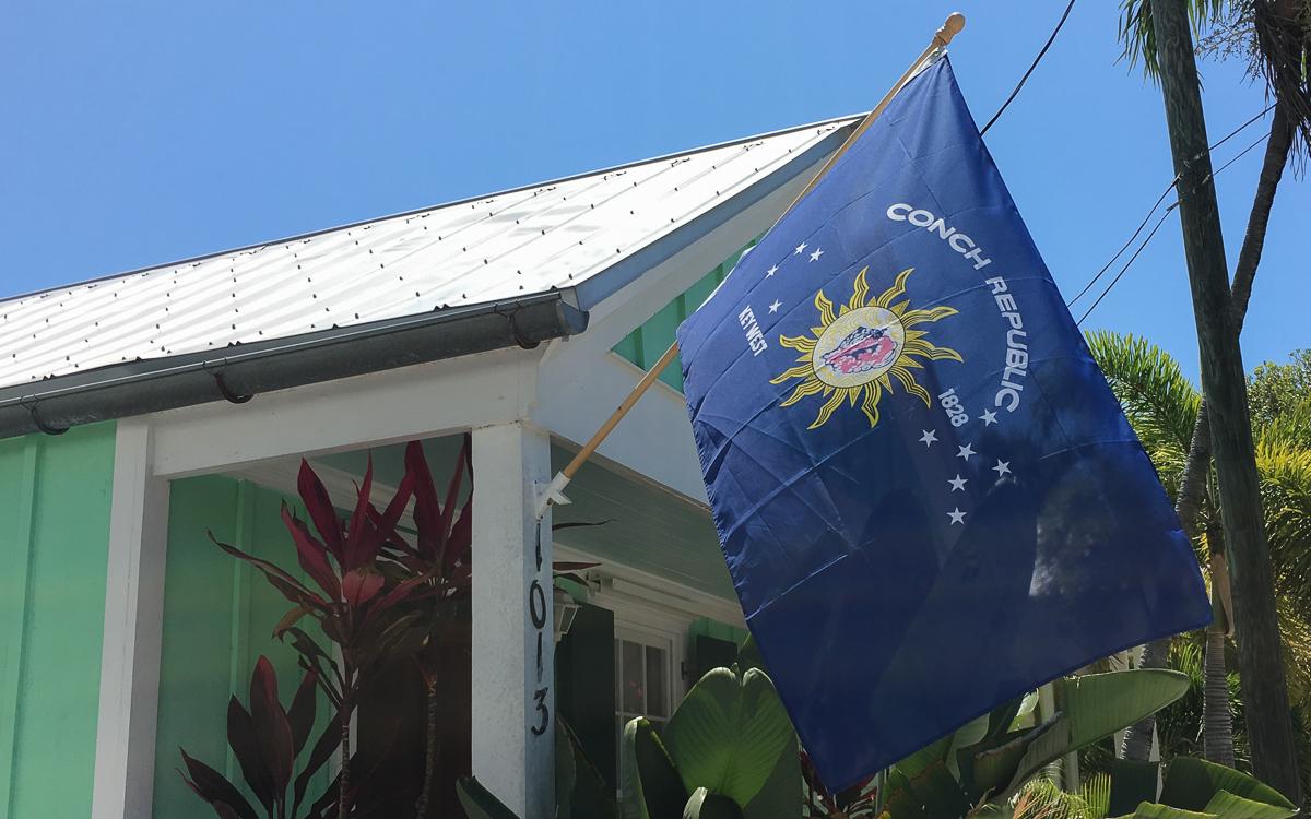 Key West Conch Republiek vlag