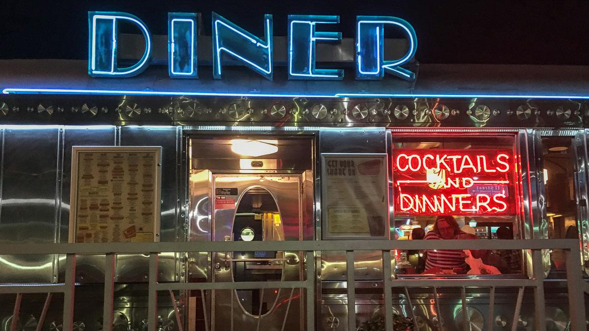 Miami Beach Art Deco diner