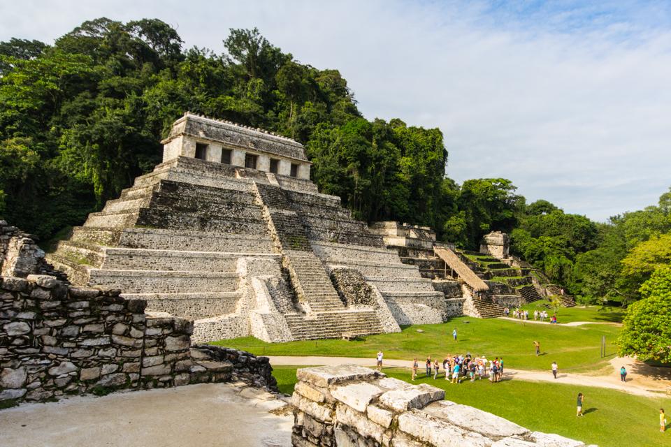 Palenque Mexique Mayaruinen Templo de las inscripciones