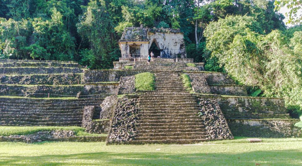 Palenque Mexique Templo 12 Palenque Maya Ruinen