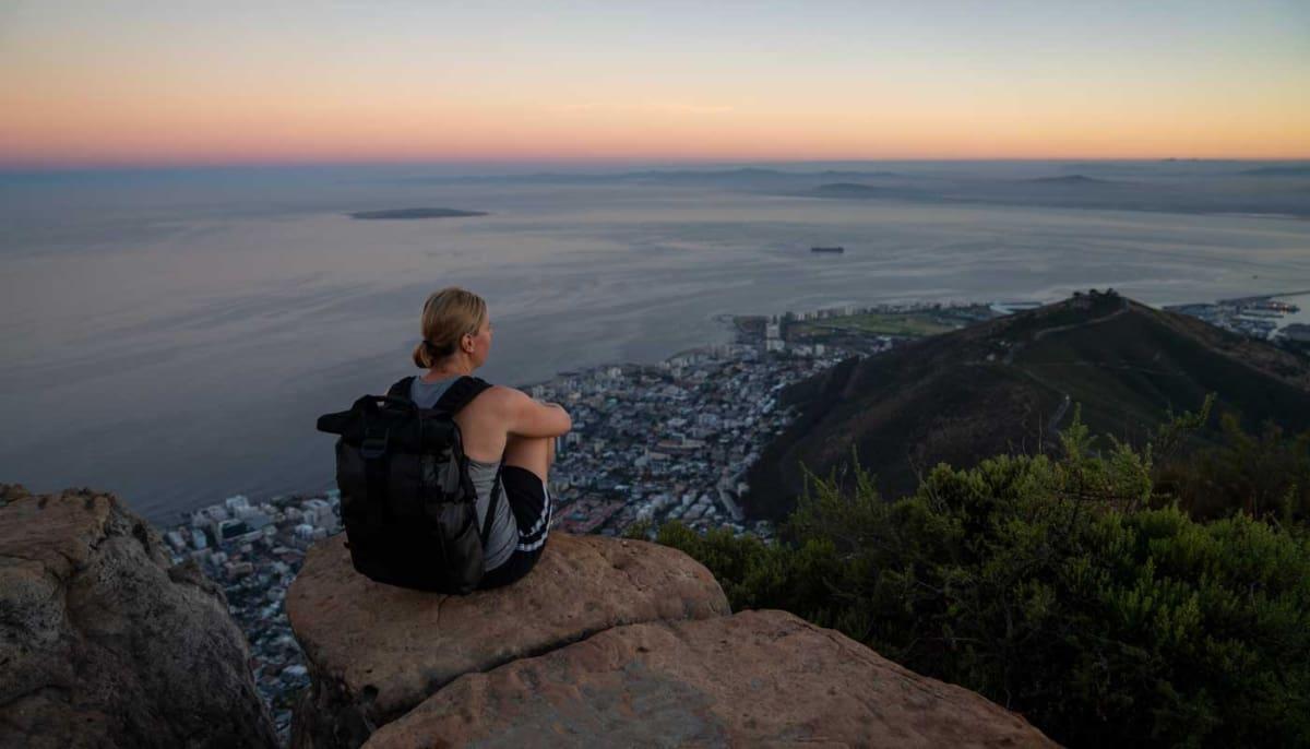 Randonnée au lever du soleil sur Lions Head