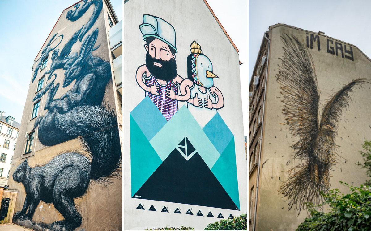 ROA Street Art Copenhague