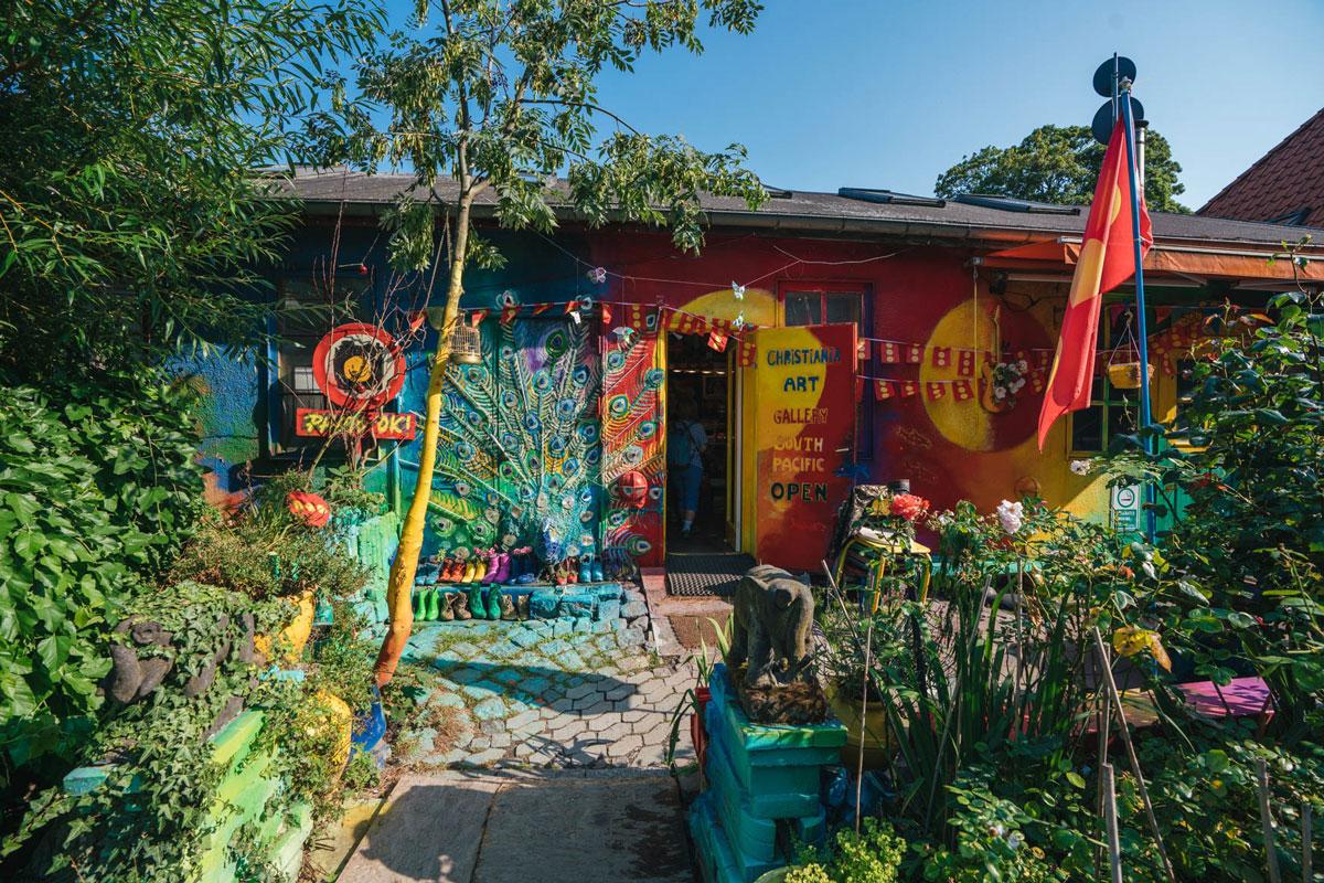 Coloré Communauté libre de Christiania