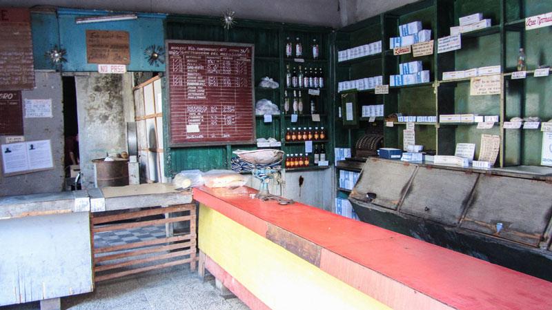 Here locals shop with food stamps
