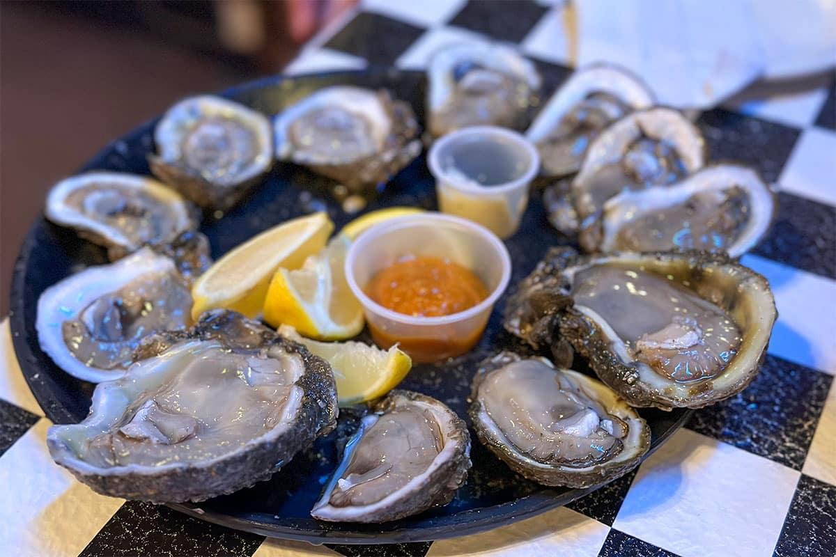 Oysters at ACME in New Orleans