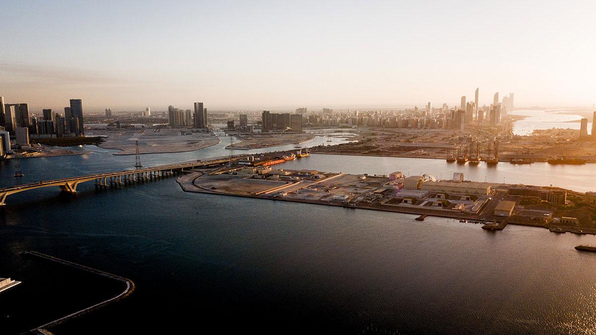 Skyline Abou Dhabi de Saadiyat Island