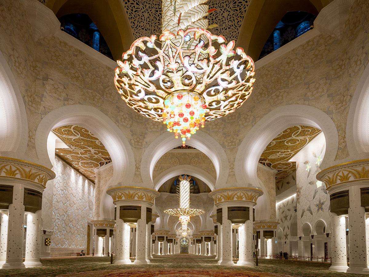 Lustre Mosquée Sheikh Zayed Abou Dhabi