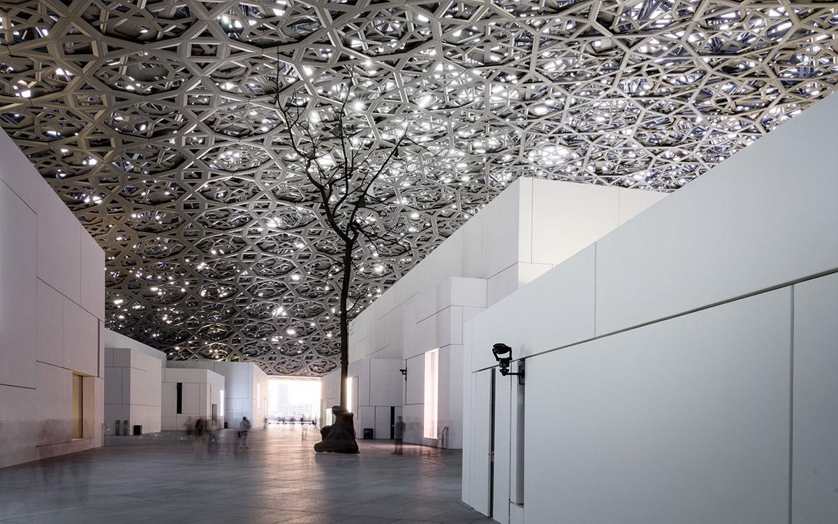 Louvre Abou Dhabi intérieur toit
