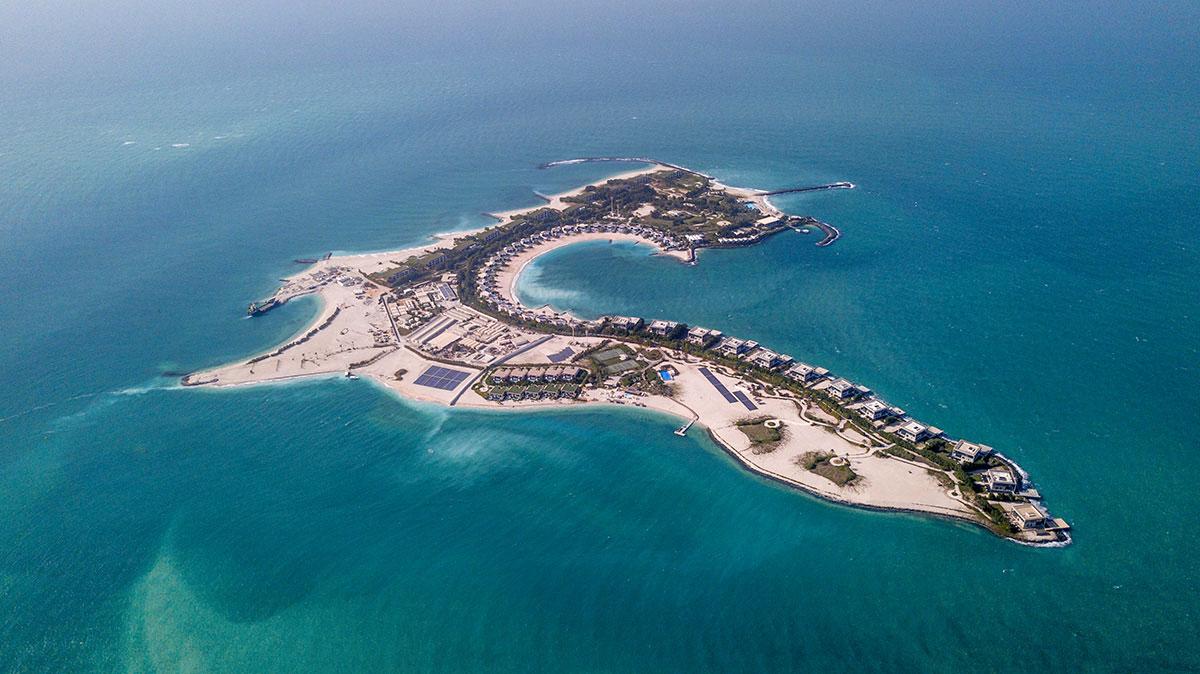 Zaya Nurai Island vue aérienne