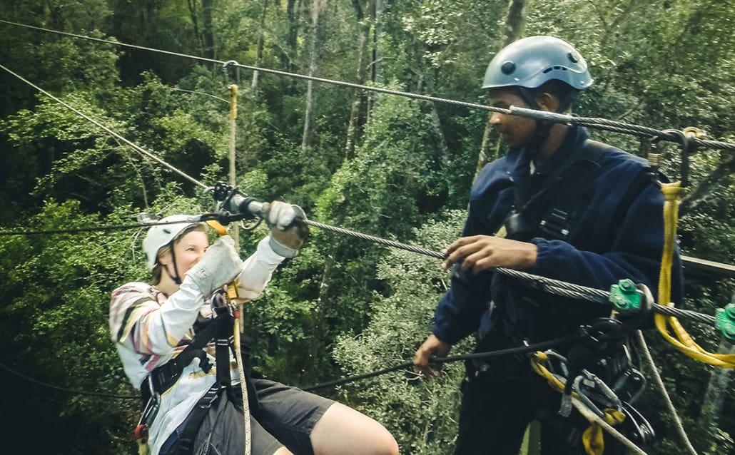 Zipline Zuid-Afrika Tsitsikamma
