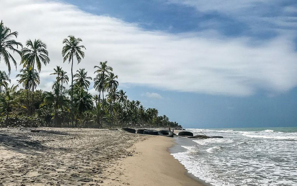 Hukumeizi Beach in Palomino Colombia