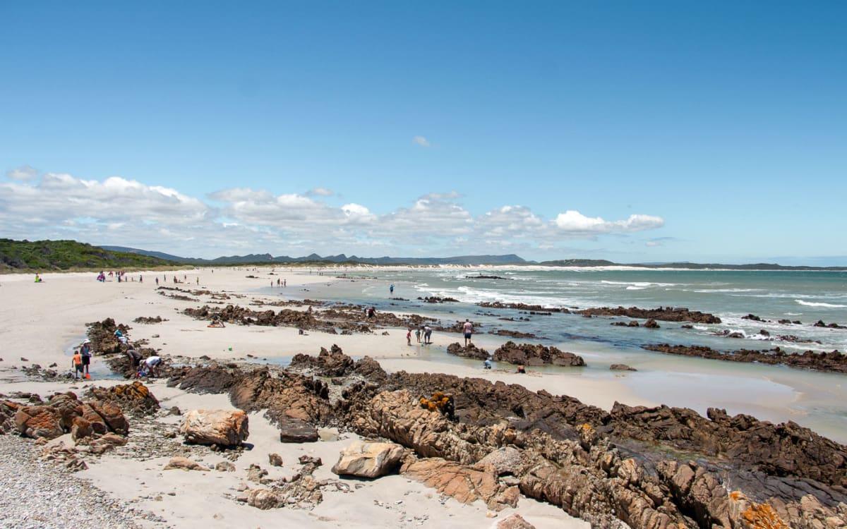 Franskraal Beach bij Gansbaai