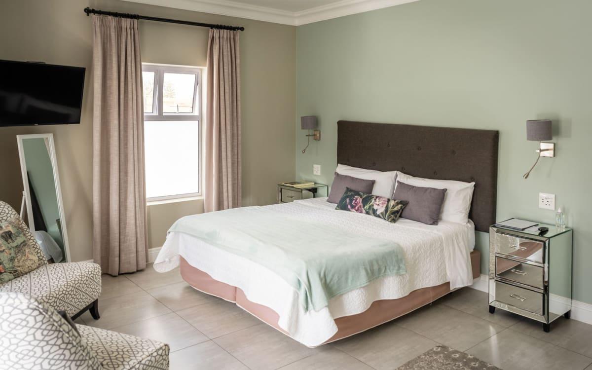 Onze kamer in Whale on Main B&B in Hermanus
