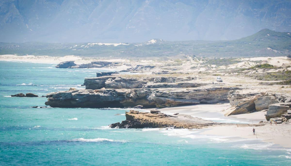 Stranden in De Kelders