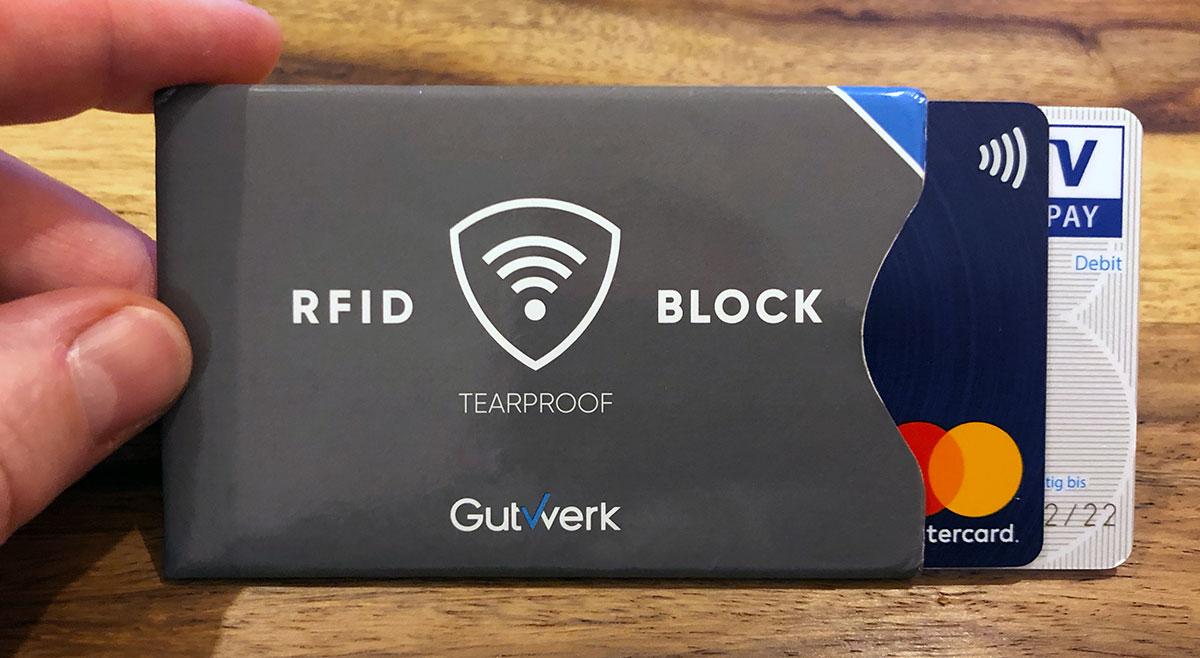 RFID blokkeren bescherm hoes creditcard