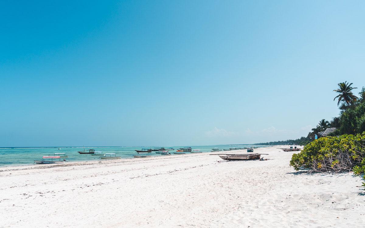 Matemwe Beach op Zanzibar