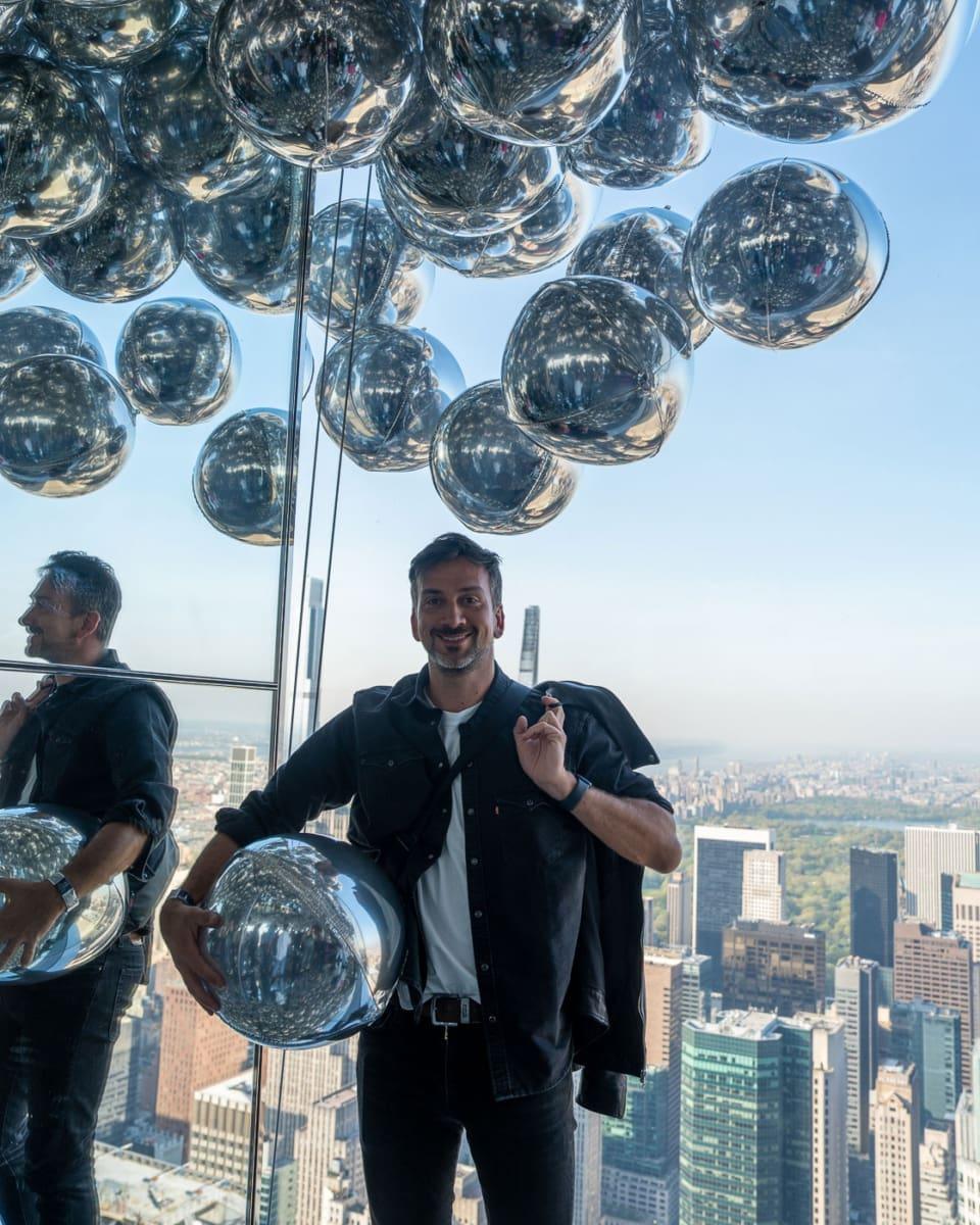 SUMMIT One Vanderbilt Affinity Room Silver Balloons
