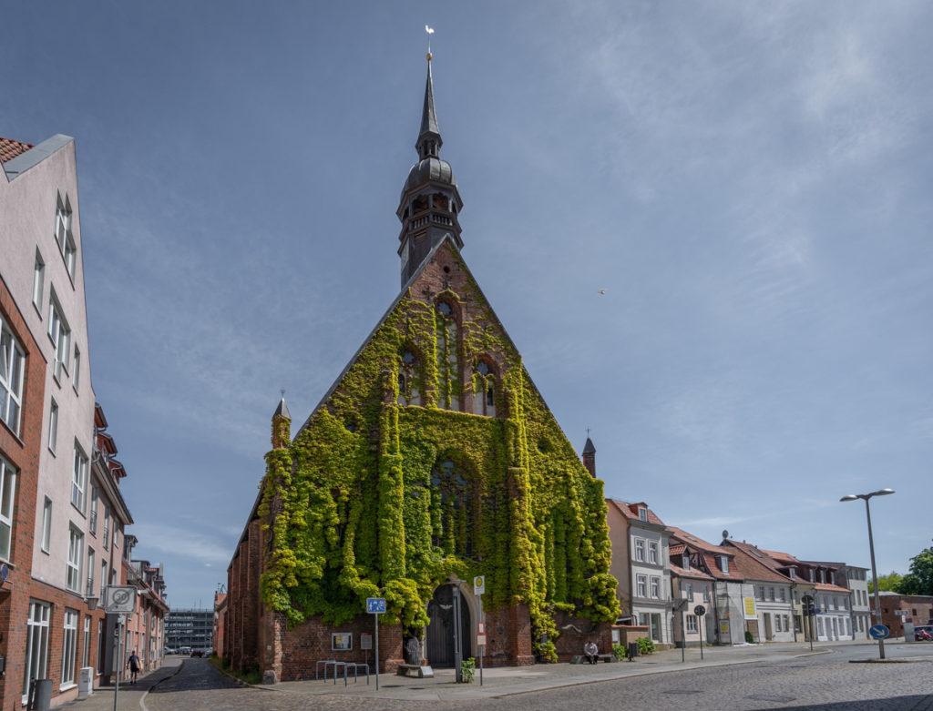 The front of the Heilgeist Monastery in Stralsund.