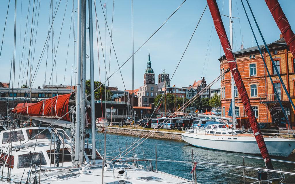 You can see St. Mary's Church from everywhere in Stralsund.